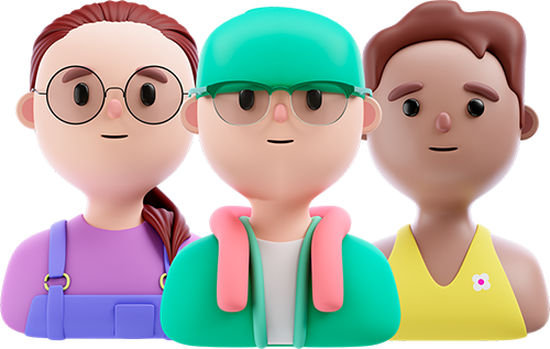 Avatars for three buyer personas you can make with HubSpot's Make My Persona tool