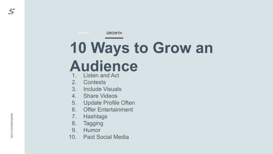10 ways to grow an audience