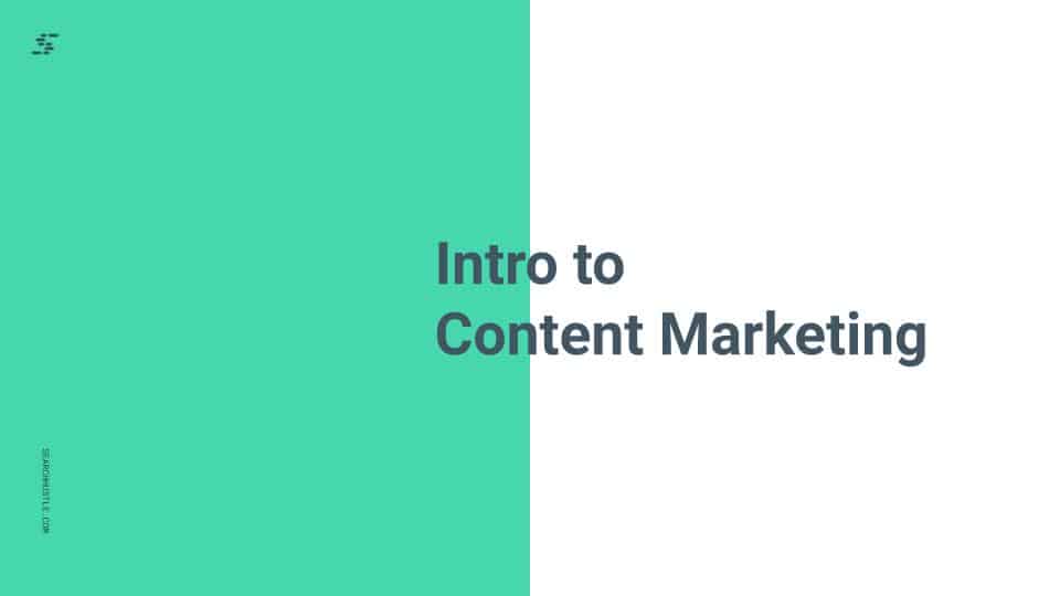 Search Hustle Intro to Content Marketing