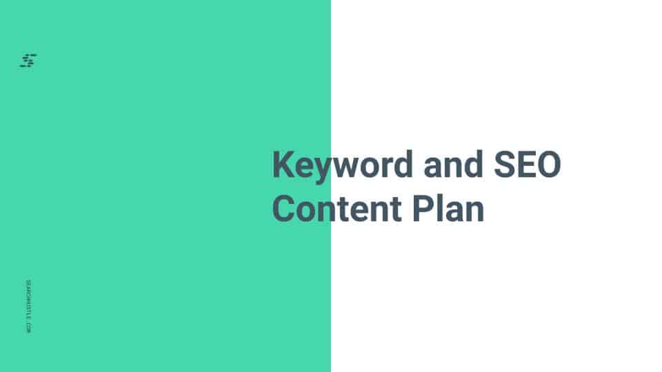 Search Hustle Keyword and SEO Content Plan