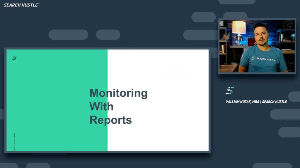 Search Hustle Monitoring With Reports