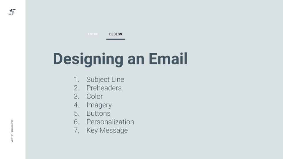 designing an email