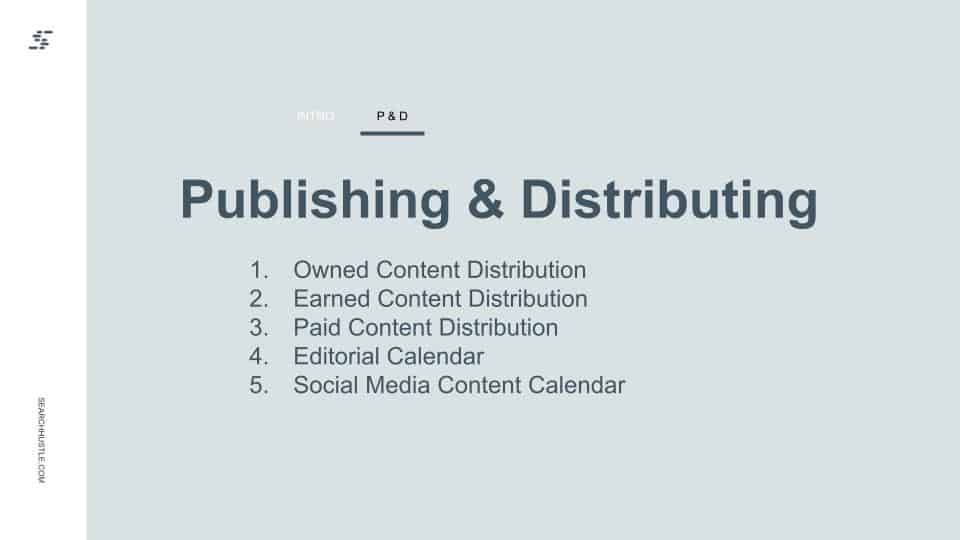 publishing and distributing