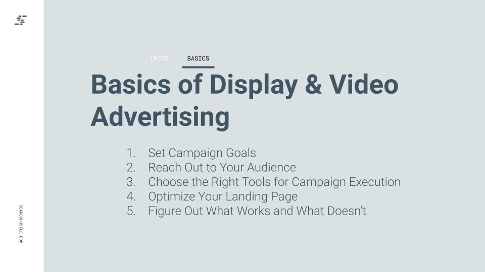 basics of display and video advertising