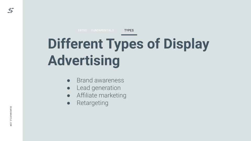 different types of display advertising