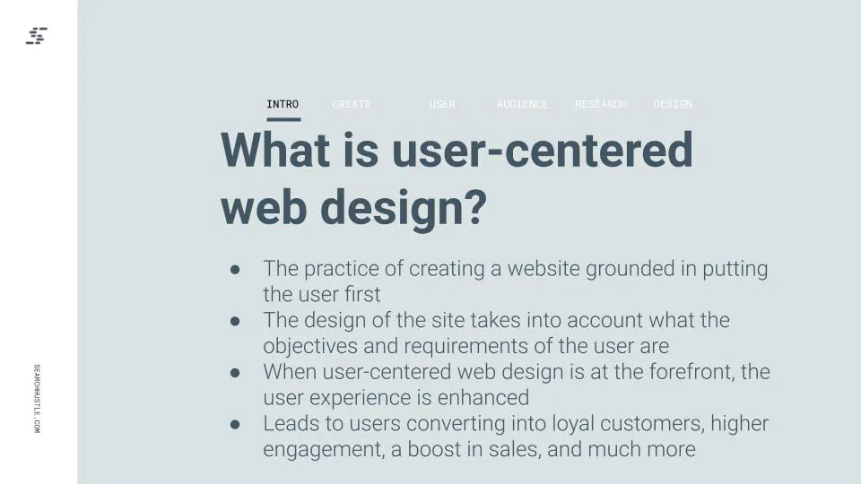 what is user centered-web design