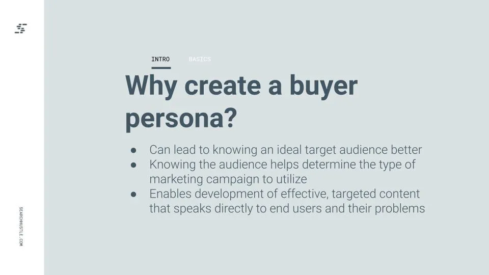 why create a buyer persona