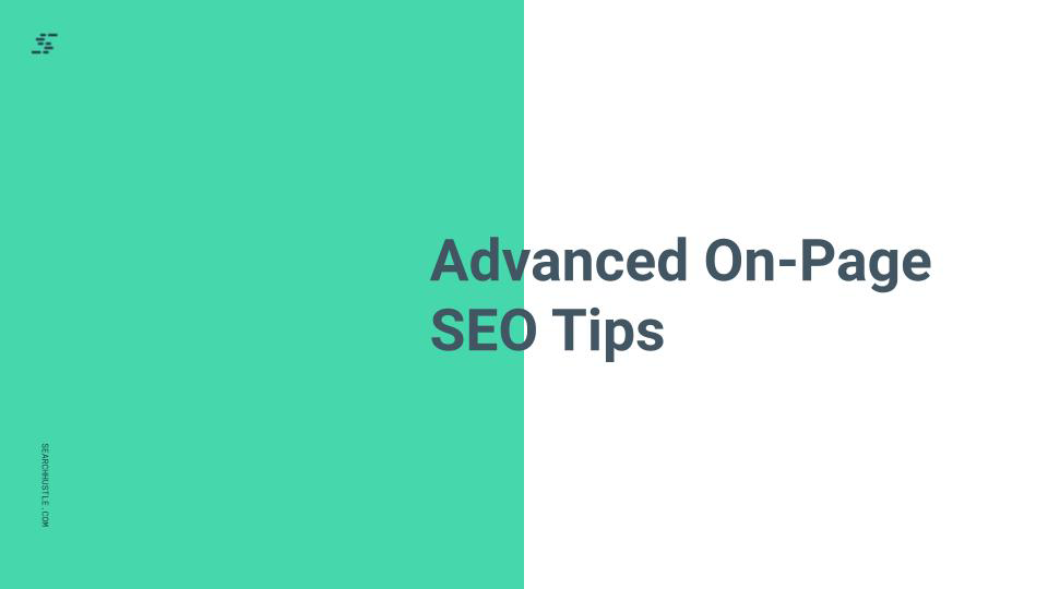 Advanced On Page SEO Tips