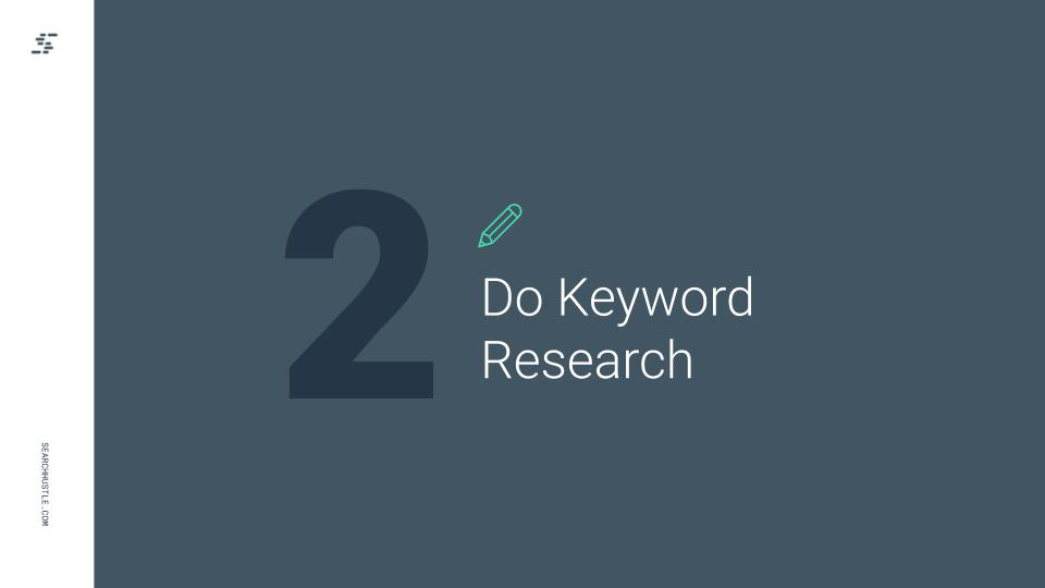 Do Keyword Research