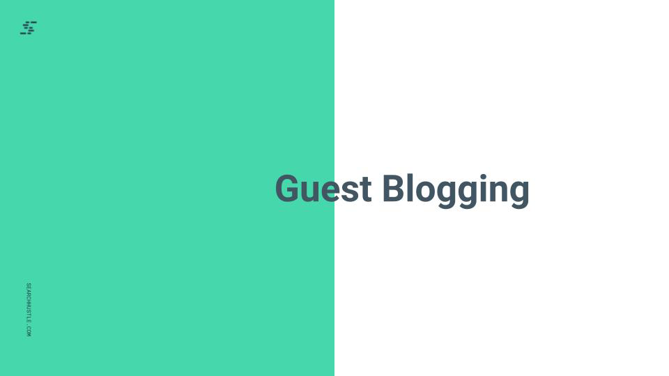 Search Hustle Guest Blogging