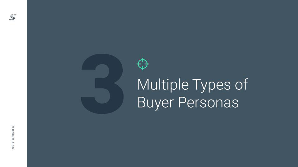 Search Hustle Multiple Types of Buyer Personas