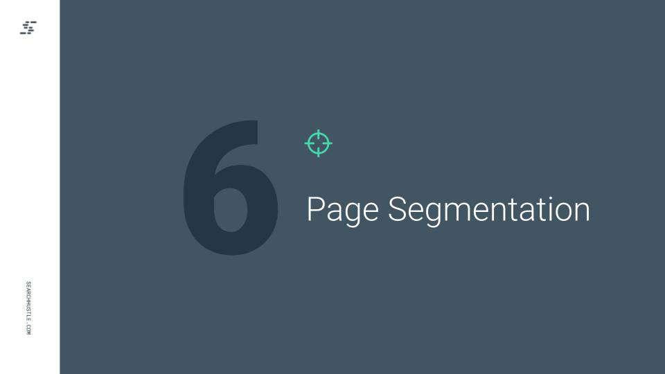 Search Hustle Page Segmentation