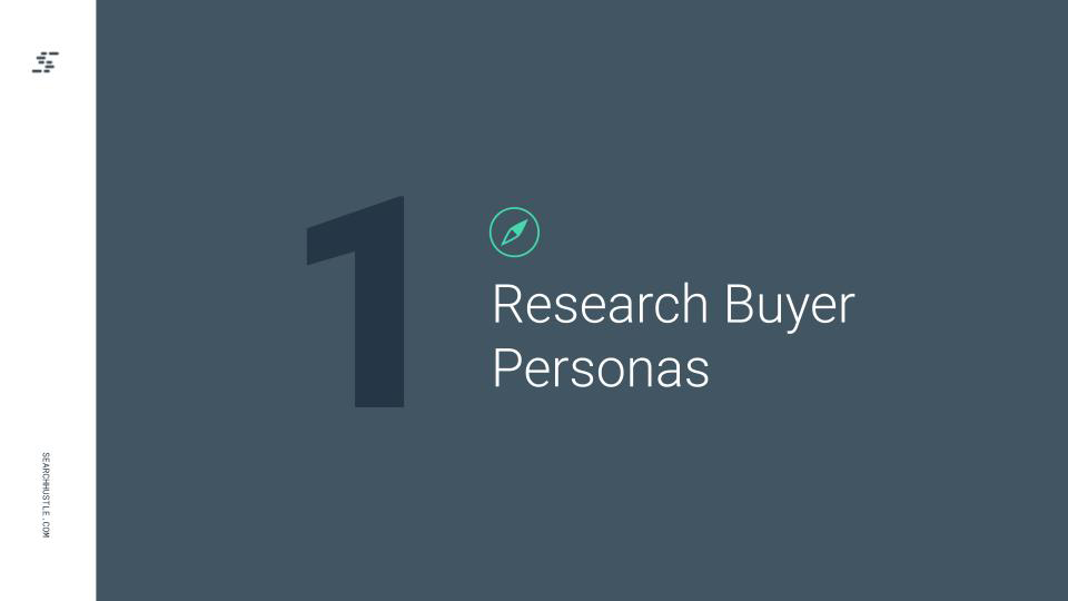 Search Hustle Research Buyer Personas