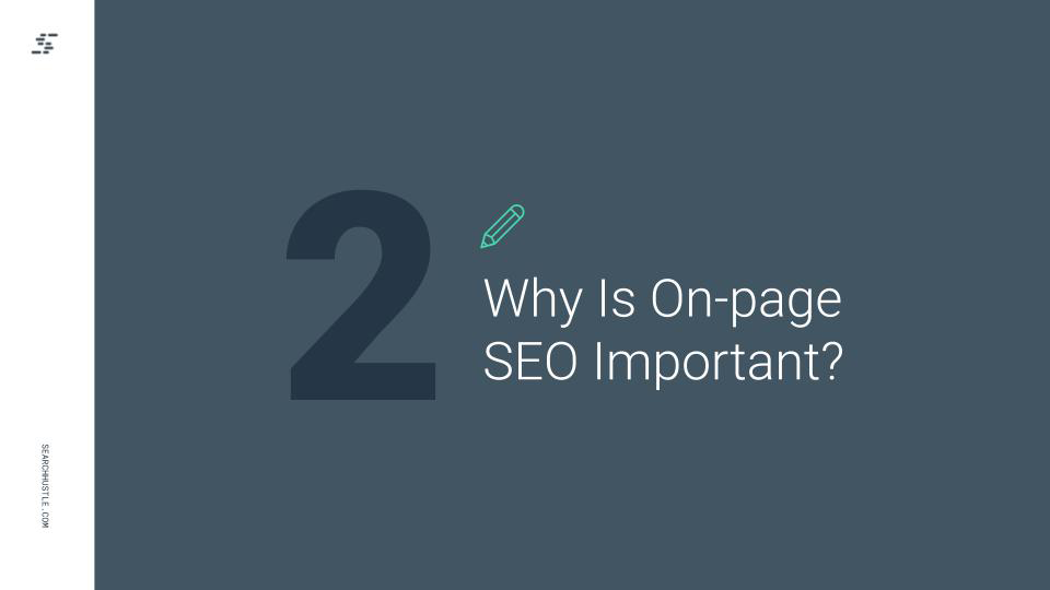 Why Is On page SEO Important