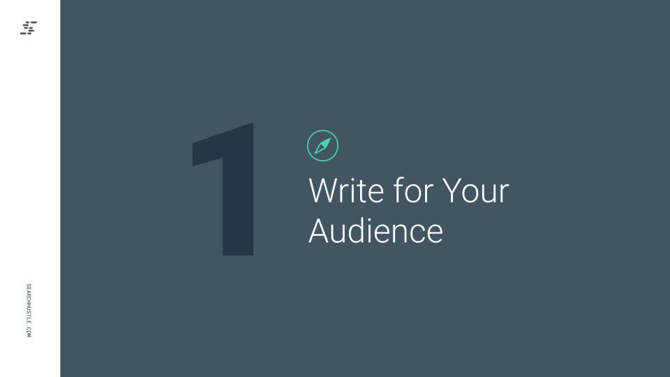 Write for Your Audience