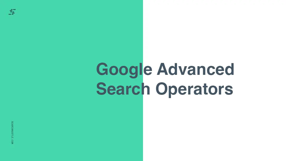 Google Advanced Search Operators